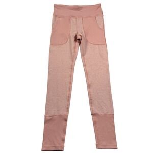 Athleta Girl High Rise Softluxe Tight Girls Large 12 Pink Heather Legging 468482